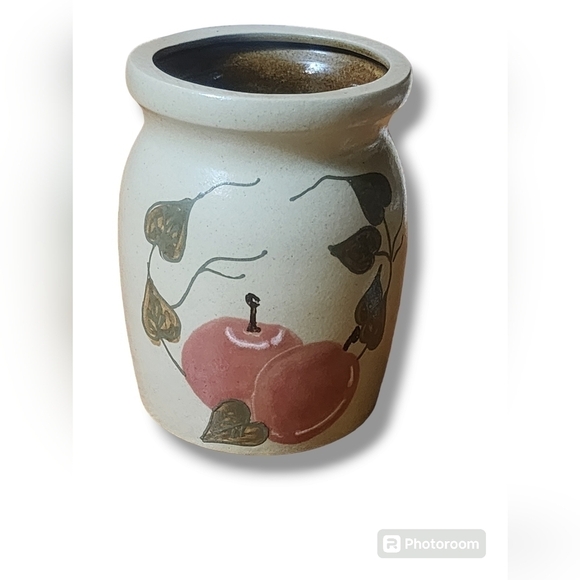 Beaumont Brothers Other - BP Pottery Beaumont Brothers Pottery Crock Fruit and Green Leaves Handmade